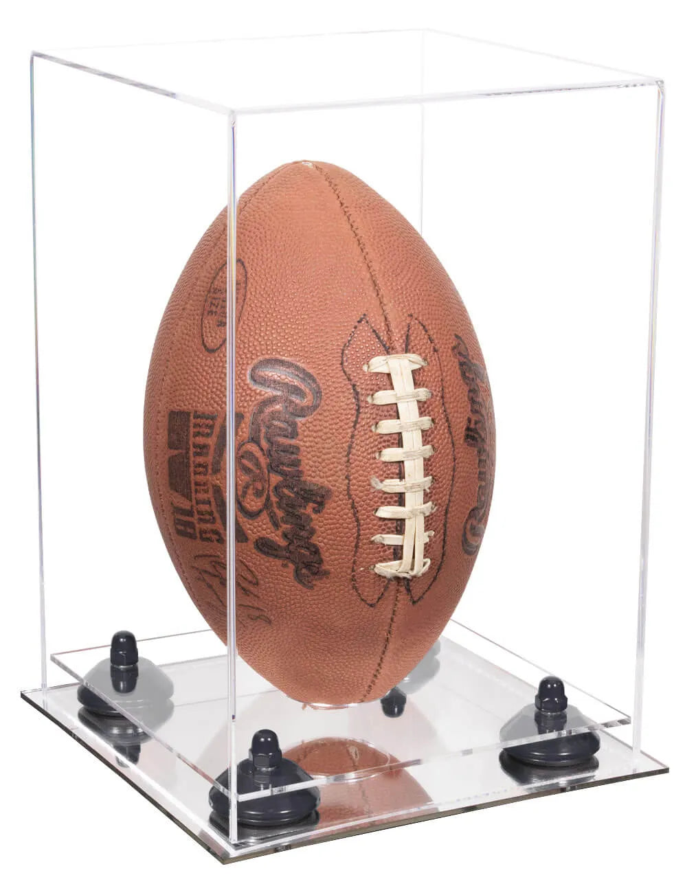 Full Size Football Display Case Vertical - Clear (A060/B42)