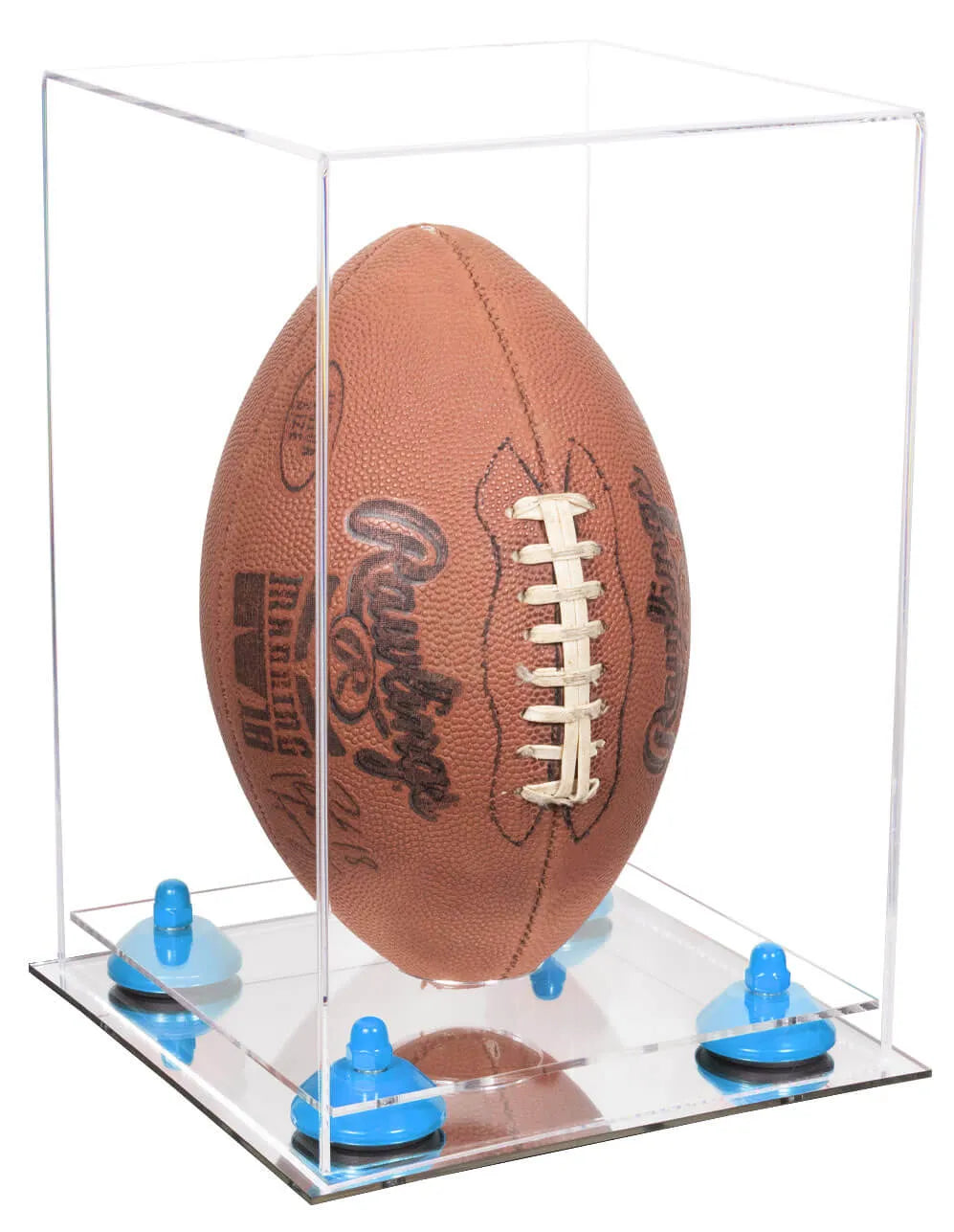 Full Size Football Display Case Vertical - Clear (A060/B42)