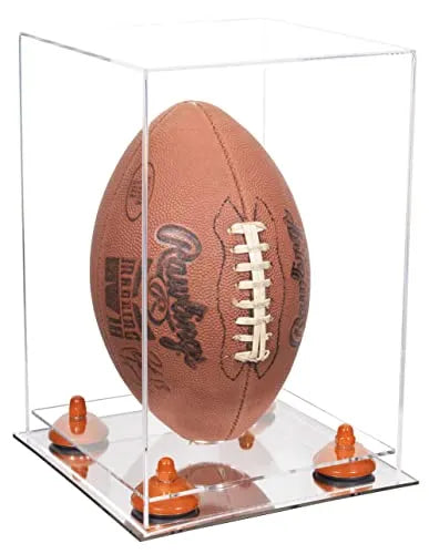 Full Size Football Display Case Vertical - Clear (A060/B42)