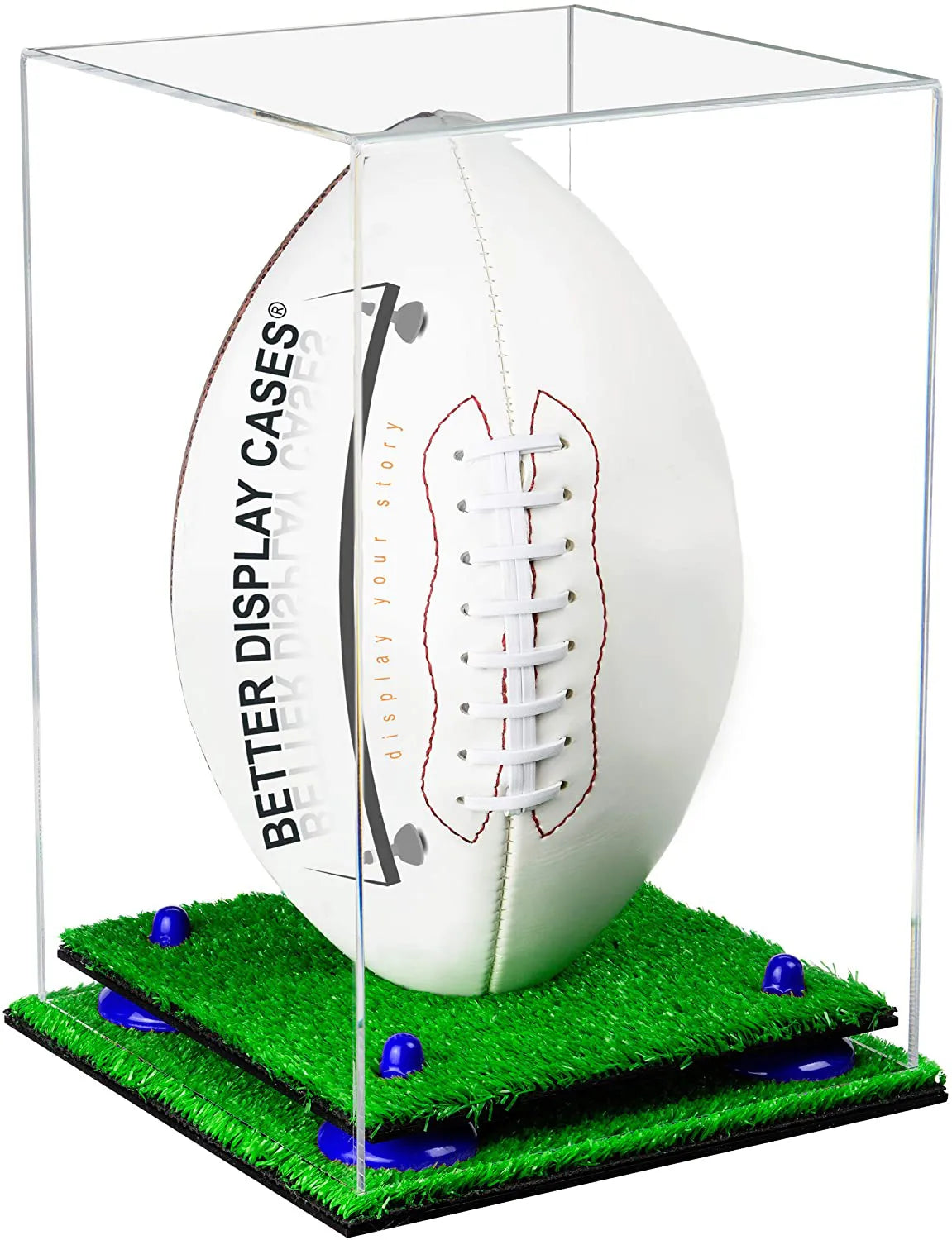 Full Size Football Display Case Vertical - Clear (A060/B42)