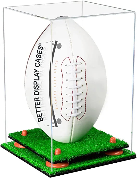 Full Size Football Display Case Vertical - Clear (A060/B42)