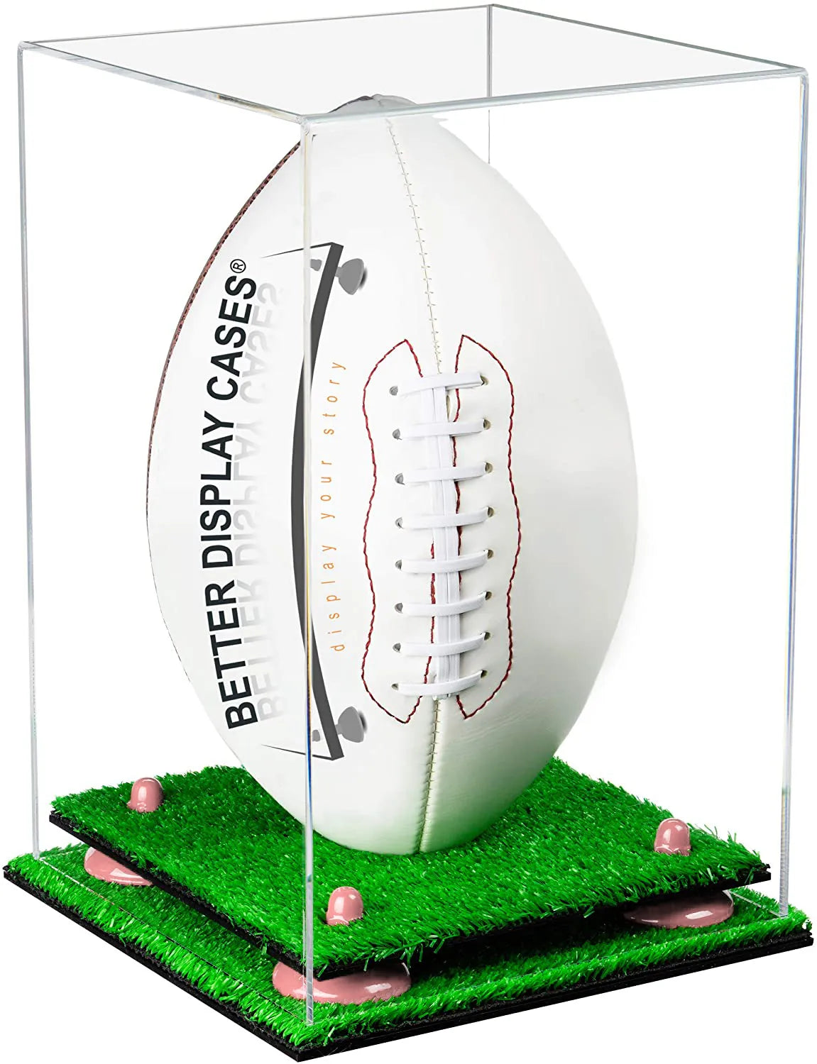 Full Size Football Display Case Vertical - Clear (A060/B42)