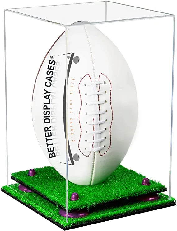 Full Size Football Display Case Vertical - Clear (A060/B42)