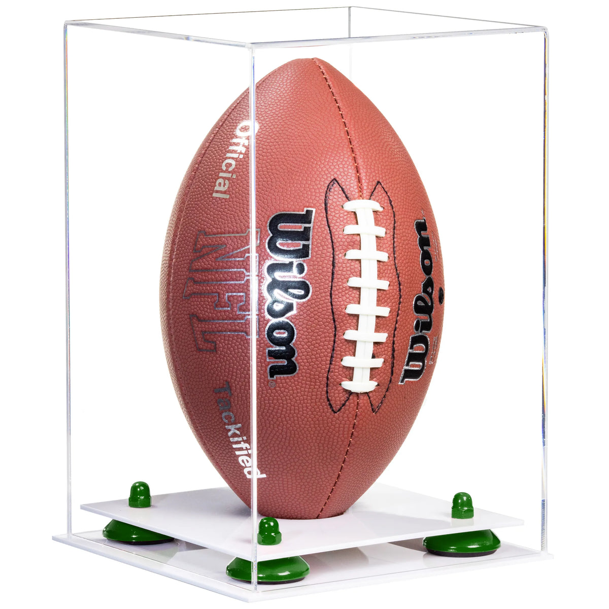Full Size Football Display Case Vertical - Clear (A060/B42)