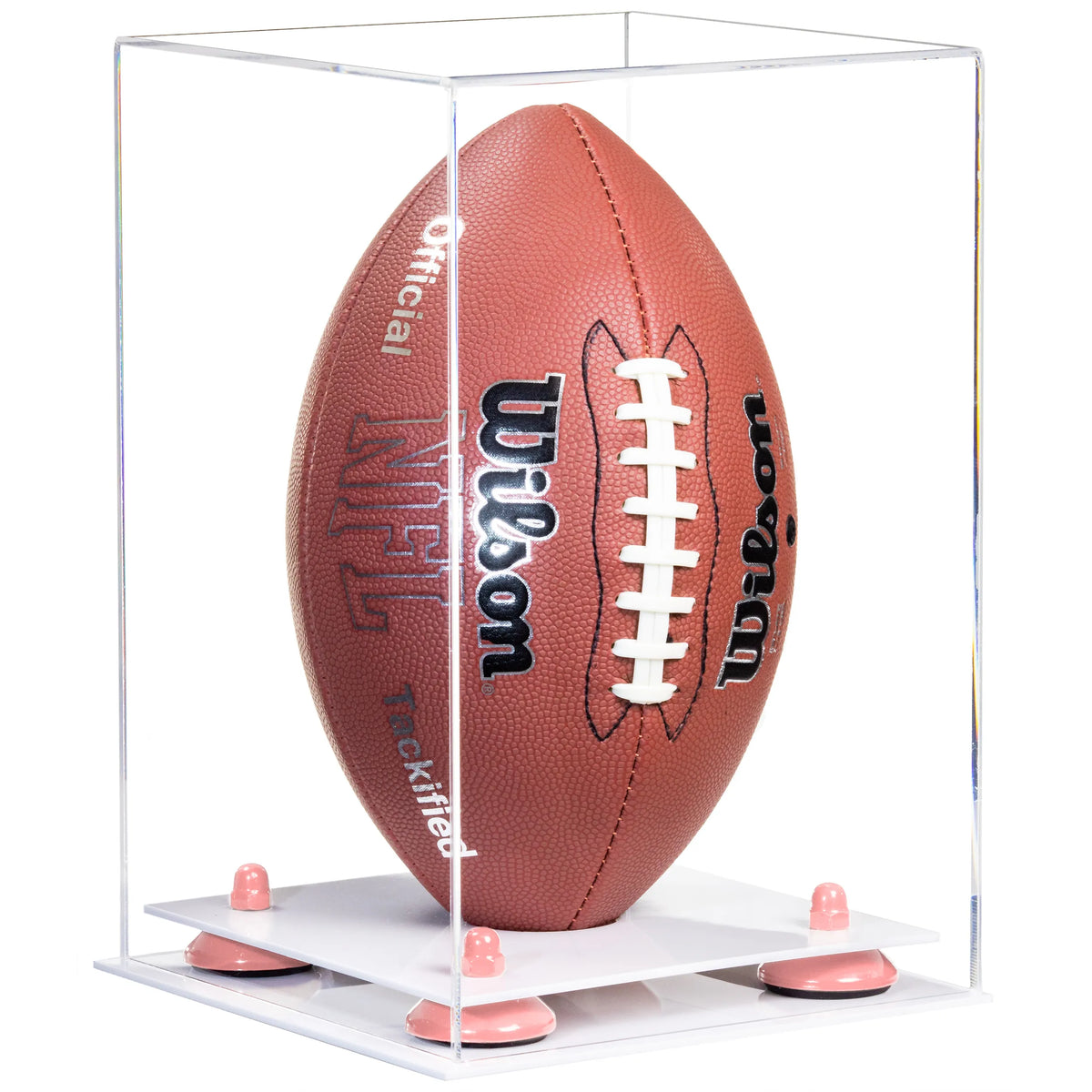 Full Size Football Display Case Vertical - Clear (A060/B42)