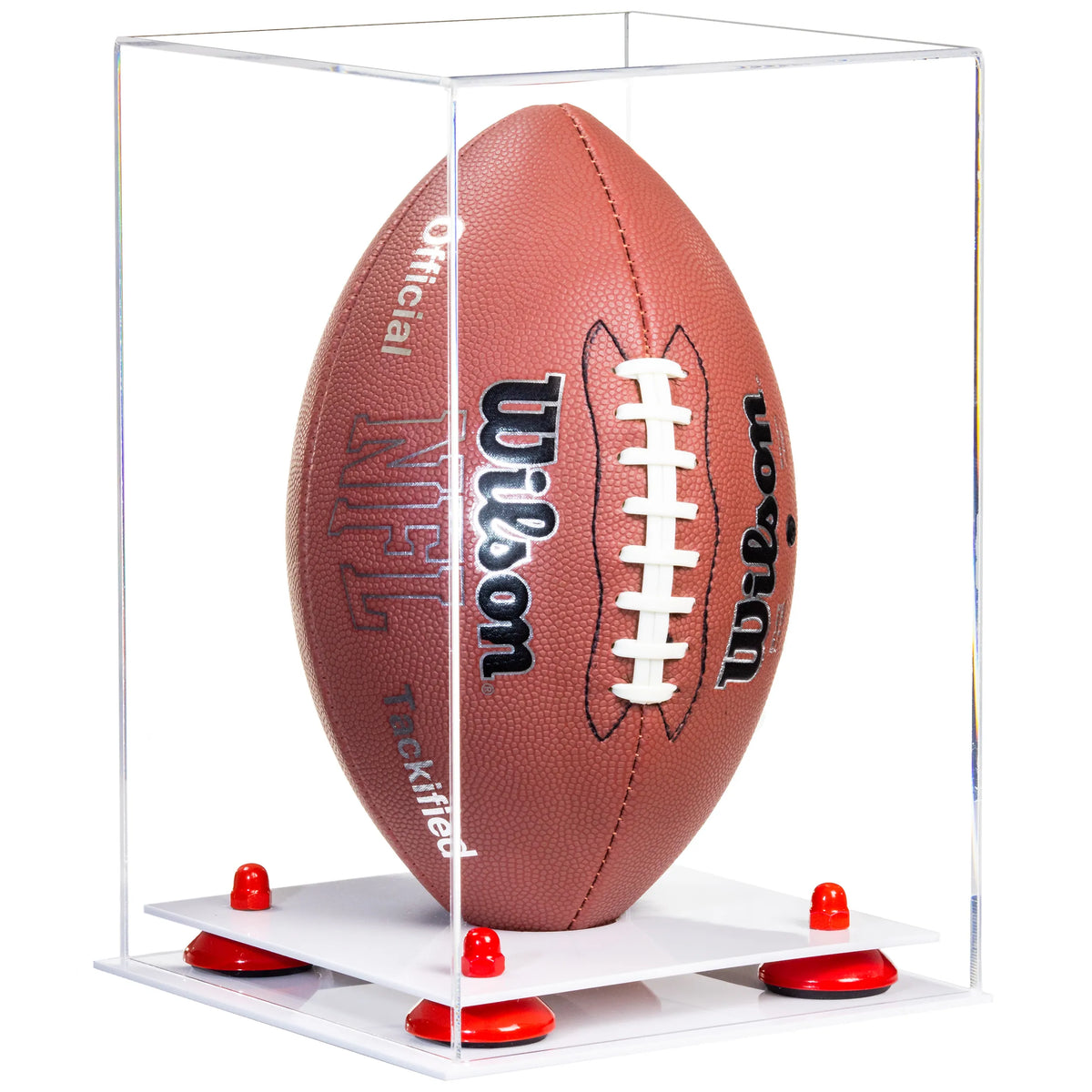 Full Size Football Display Case Vertical - Clear (A060/B42)