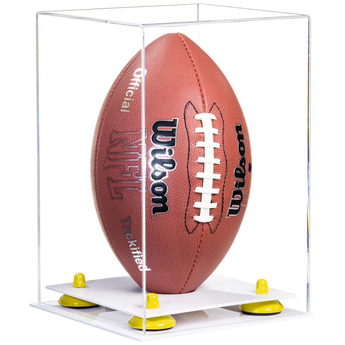 Full Size Football Display Case Vertical - Clear (A060/B42)