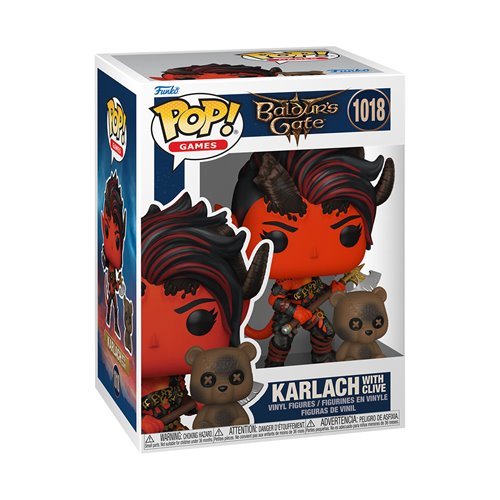 Funko Pop! #1018 Games - Baldur's Gate - Karlach with Clive Vinyl Figure