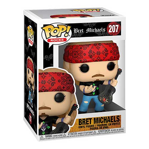 Funko Pop! 207 Rocks - Bret Michaels Vinyl Figure