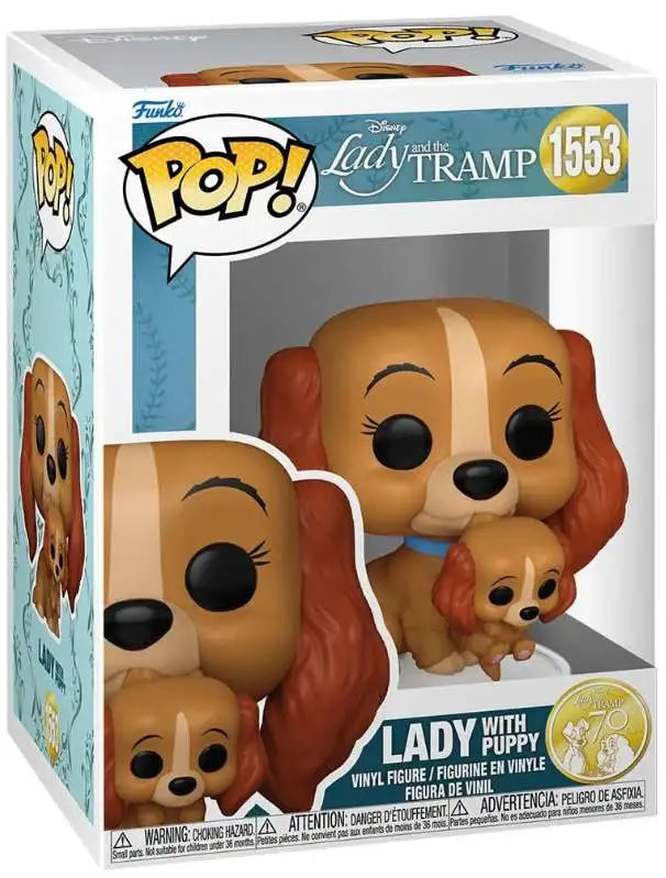POP TELEVISION DISNEY LADY AND TRAMP LADY WITH PUPPY FIG [in stock]