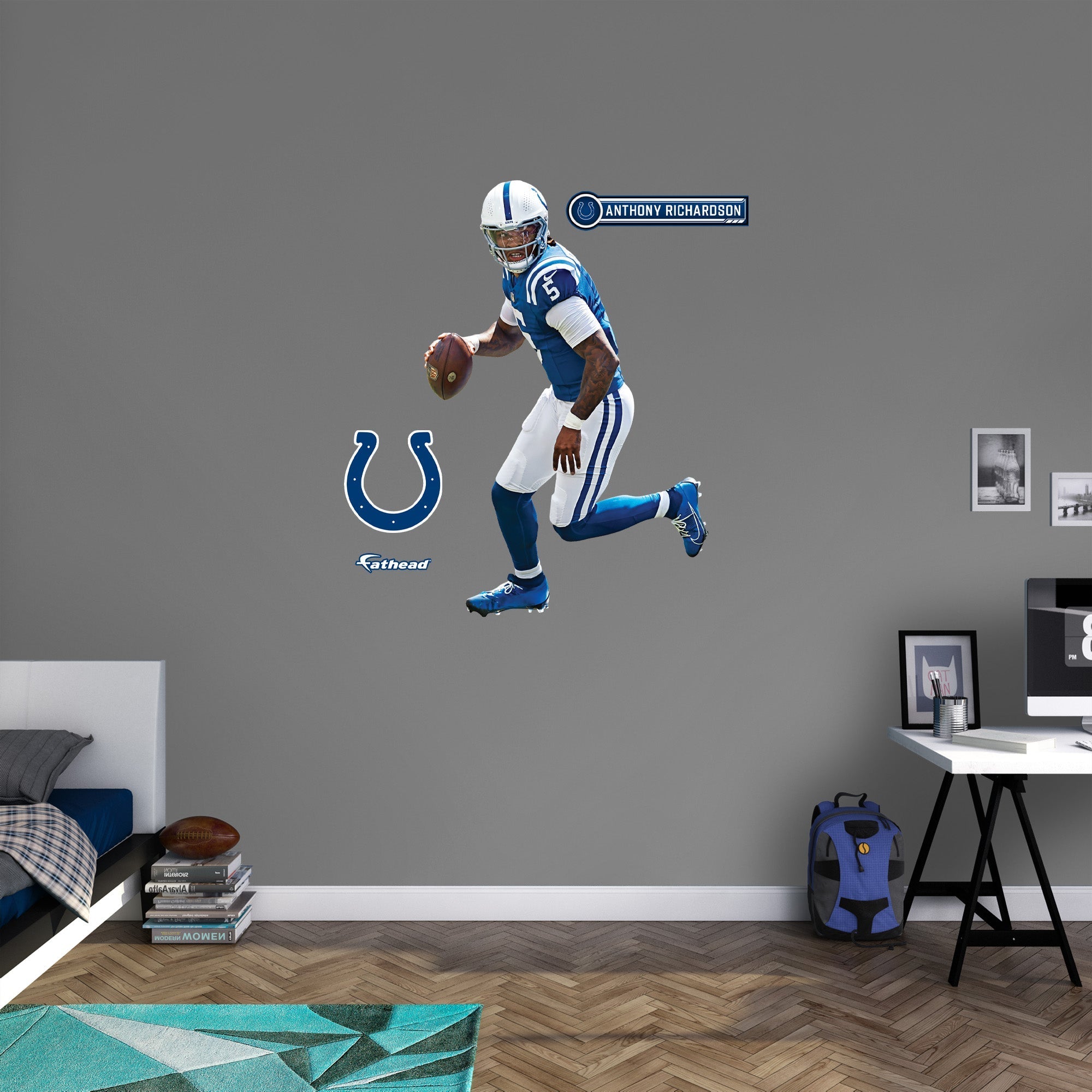 Anthony Richardson - RealBig Collection - Official NFL - Indianapolis Colts - Reusable Vinyl Wall Decals #1