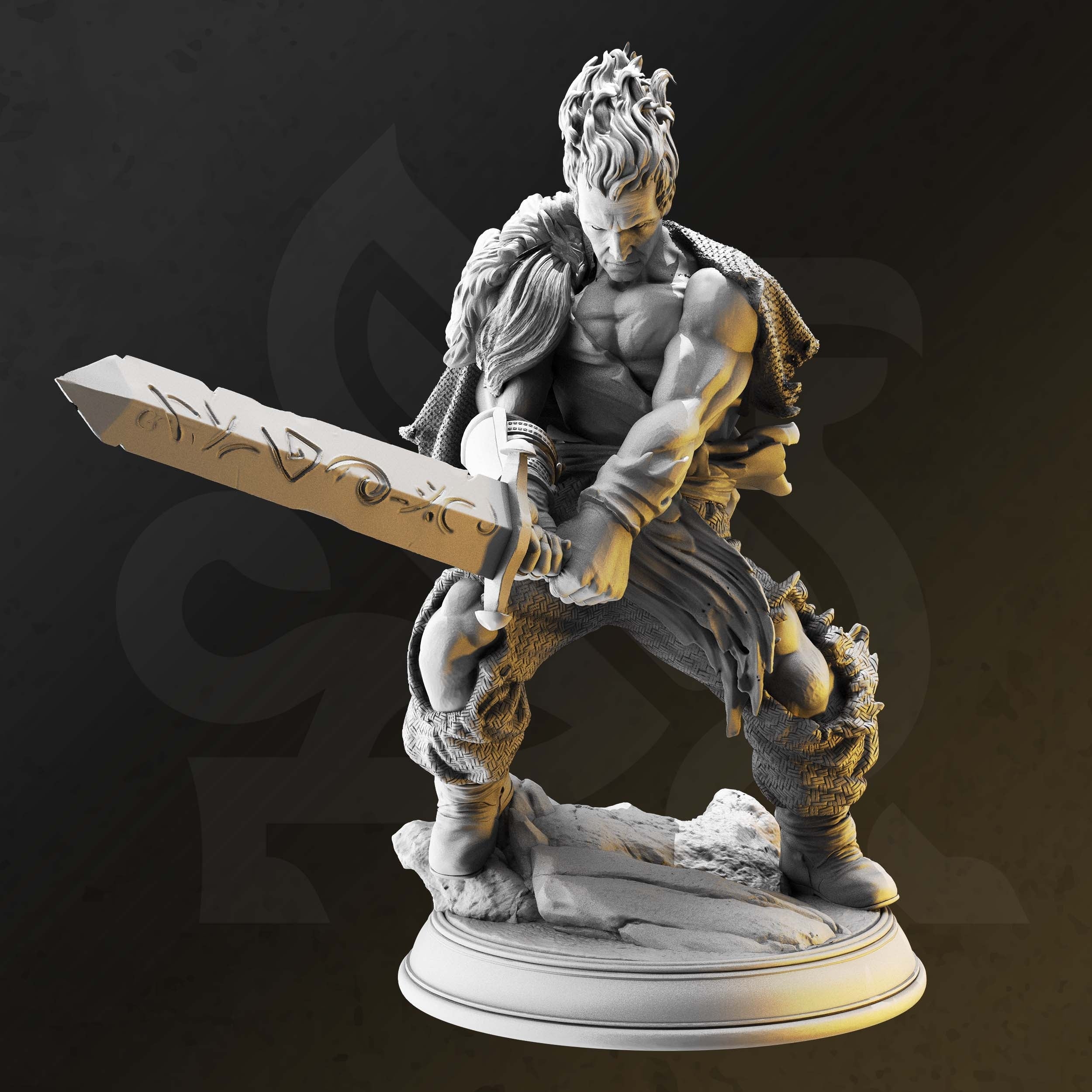 Gaius, Bloodhunter Captain (Male Human Warrior)