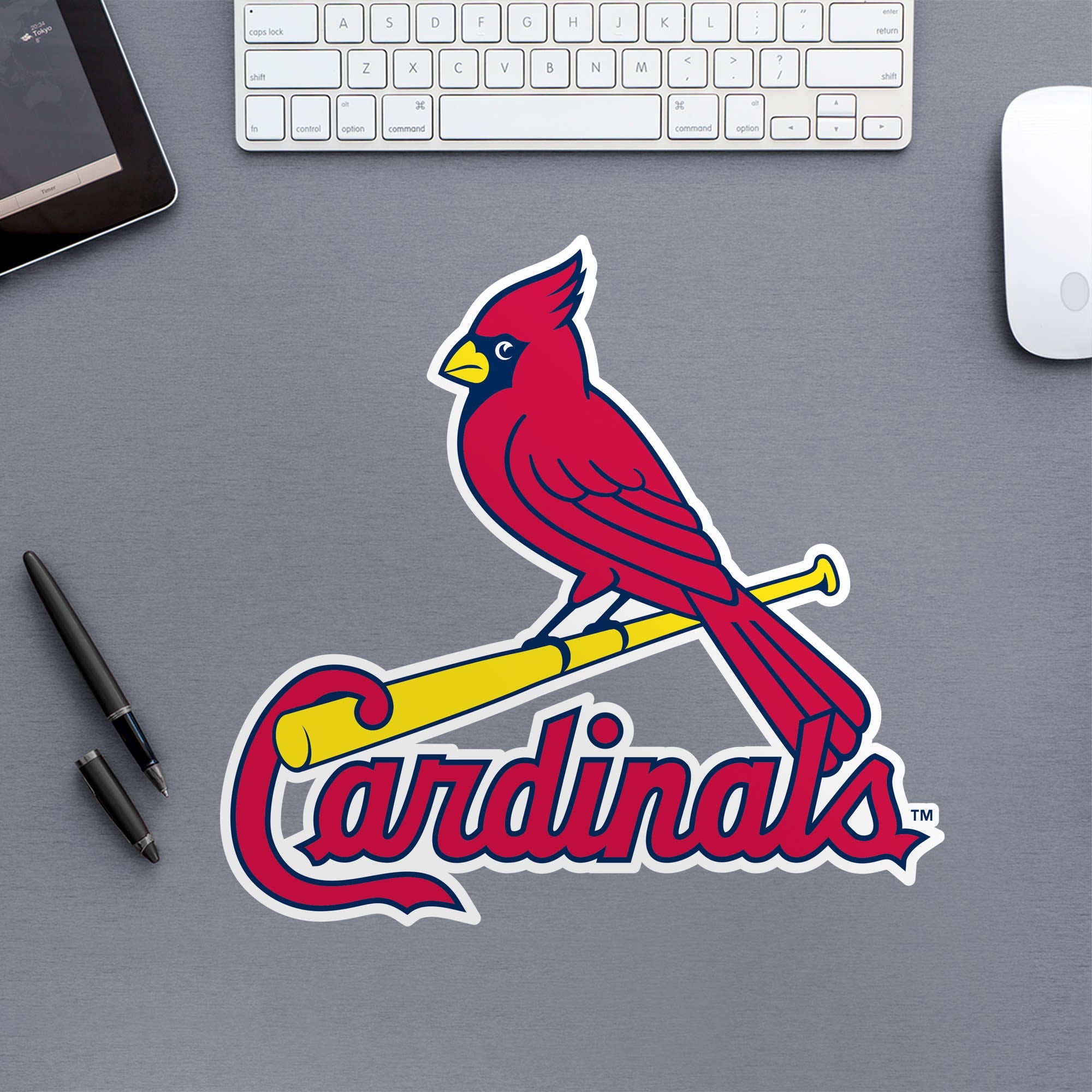 St. Louis Cardinals - RealBig Logo Collection - Official MLB - Reusable Vinyl Wall Decals