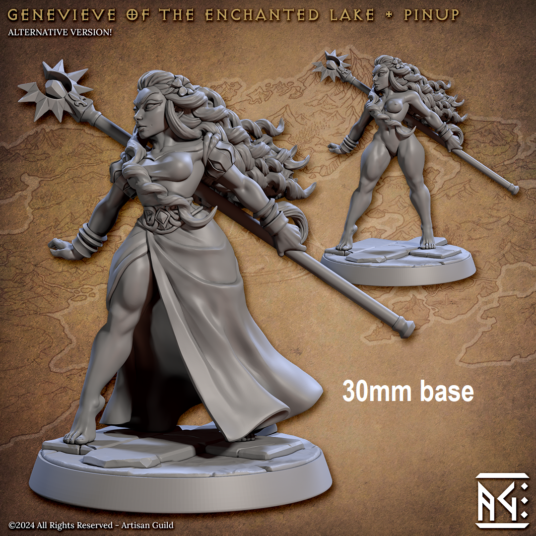 Genevieve of the Enchanted Lake (Female Human Priestess)