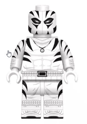 White Tiger “Born Again” Custom Minifig