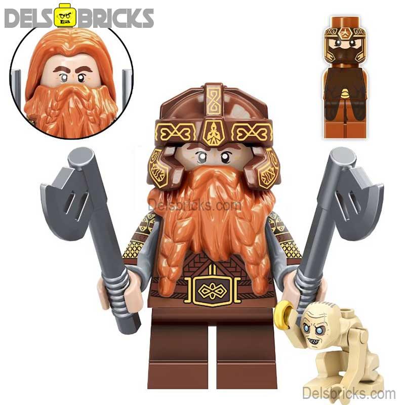 Gimli Lord of The Rings Lego Minifigures Custom Toys 2