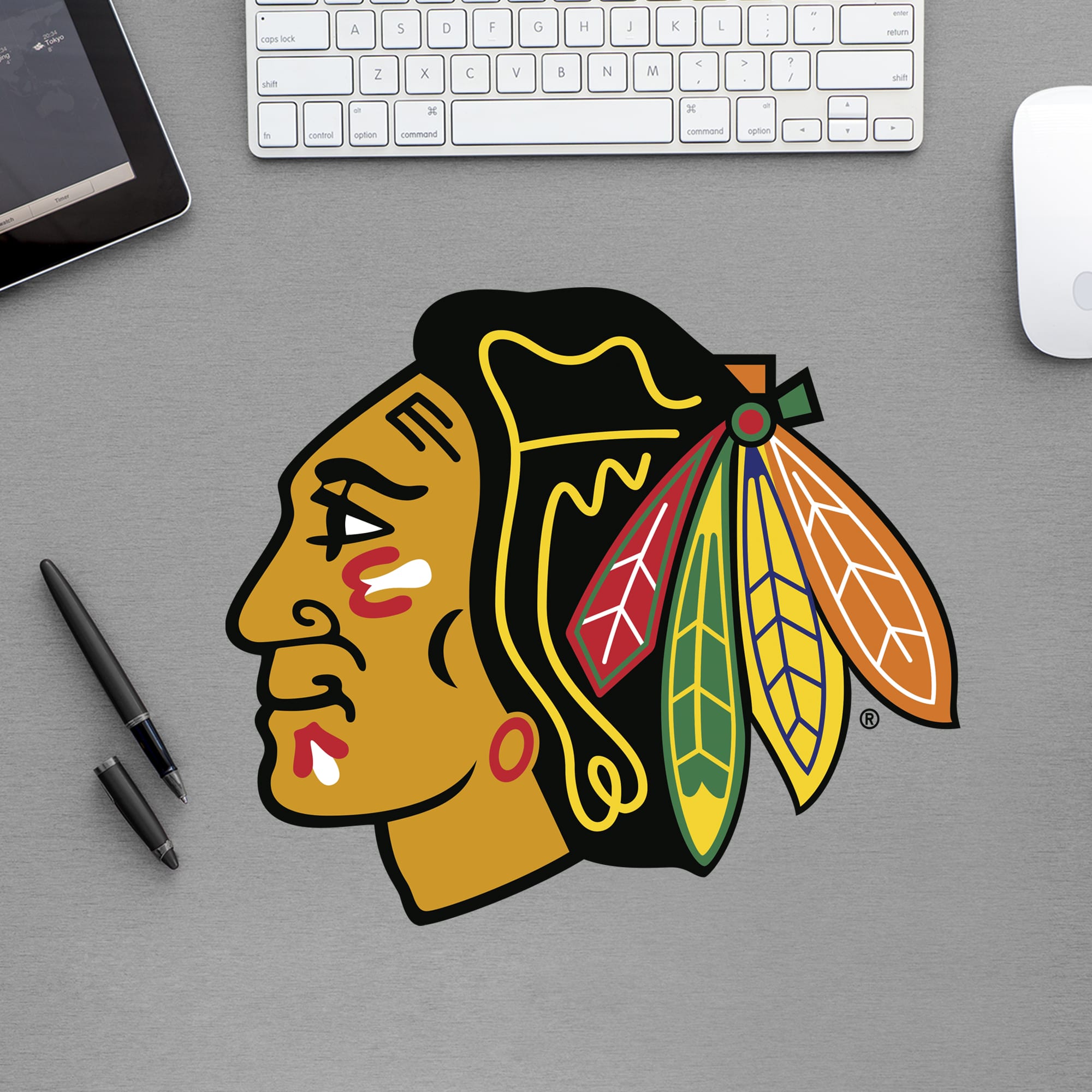 Chicago Blackhawks - RealBig Logo Collection - Official NHL - Reusable Vinyl Wall Decals