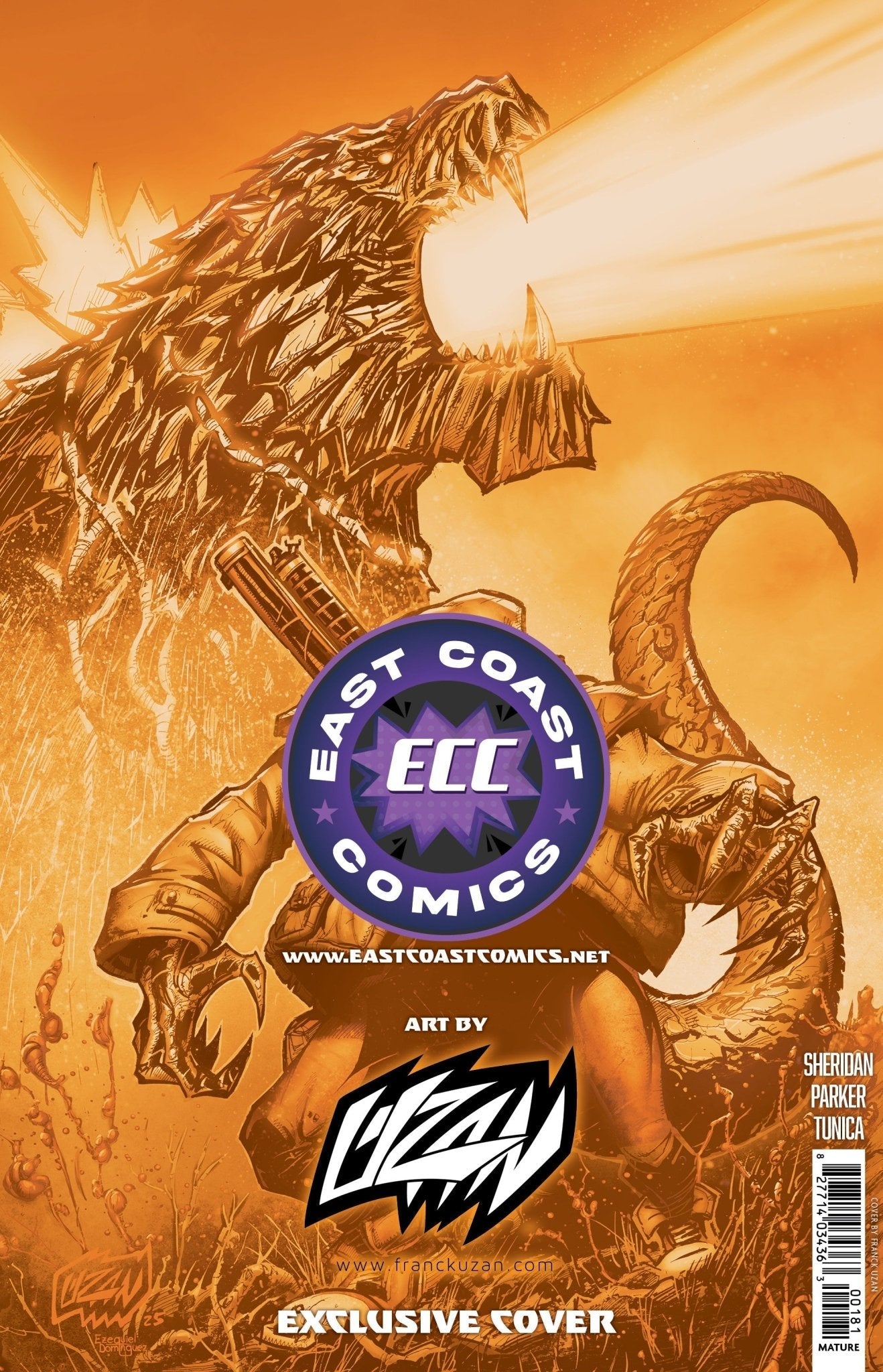 Godzilla: Escape The Deadzone #1 - ECC Exclusive Franck Uzan Variant