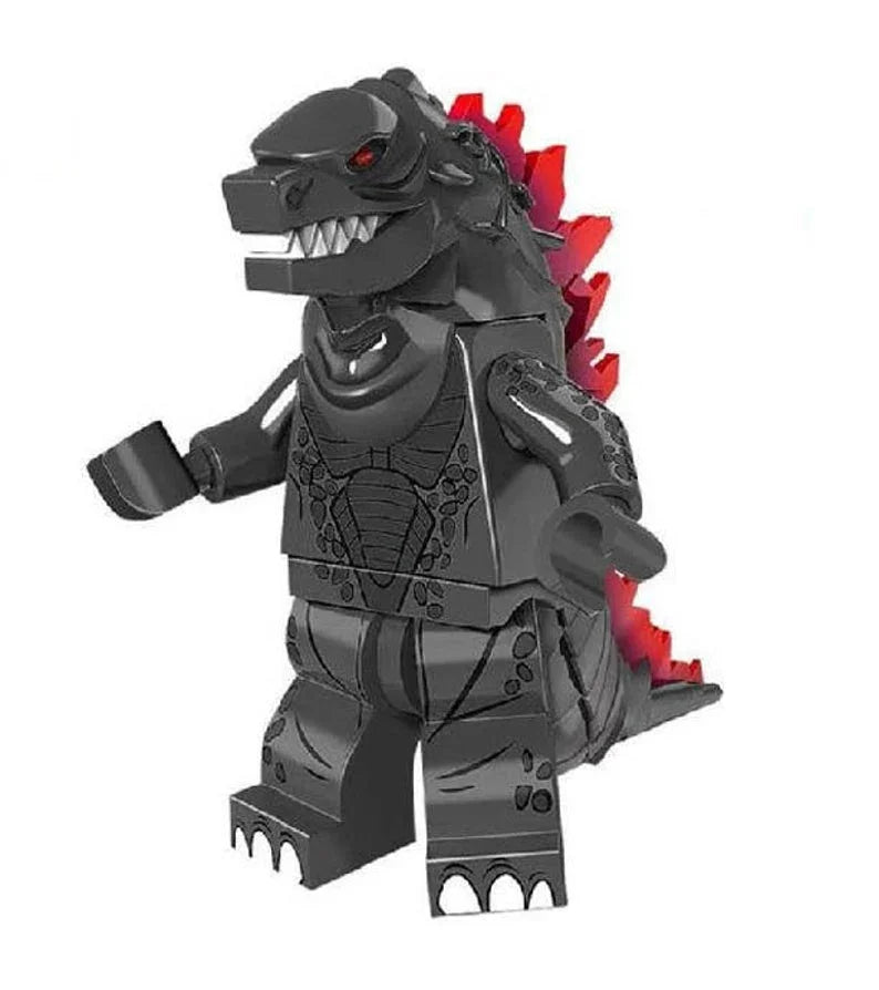 Godzilla Gray Kaiju Lego Minifigures Custom Toys