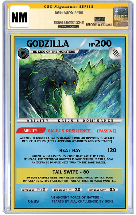 Godzilla [Kai-Sei Era] #3 - ECC Exclusive Sukesha Ray / Franck Uzan Playing Card Variant (10/8/25)