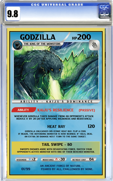 Godzilla [Kai-Sei Era] #3 - ECC Exclusive Sukesha Ray / Franck Uzan Playing Card Variant (10/8/25)