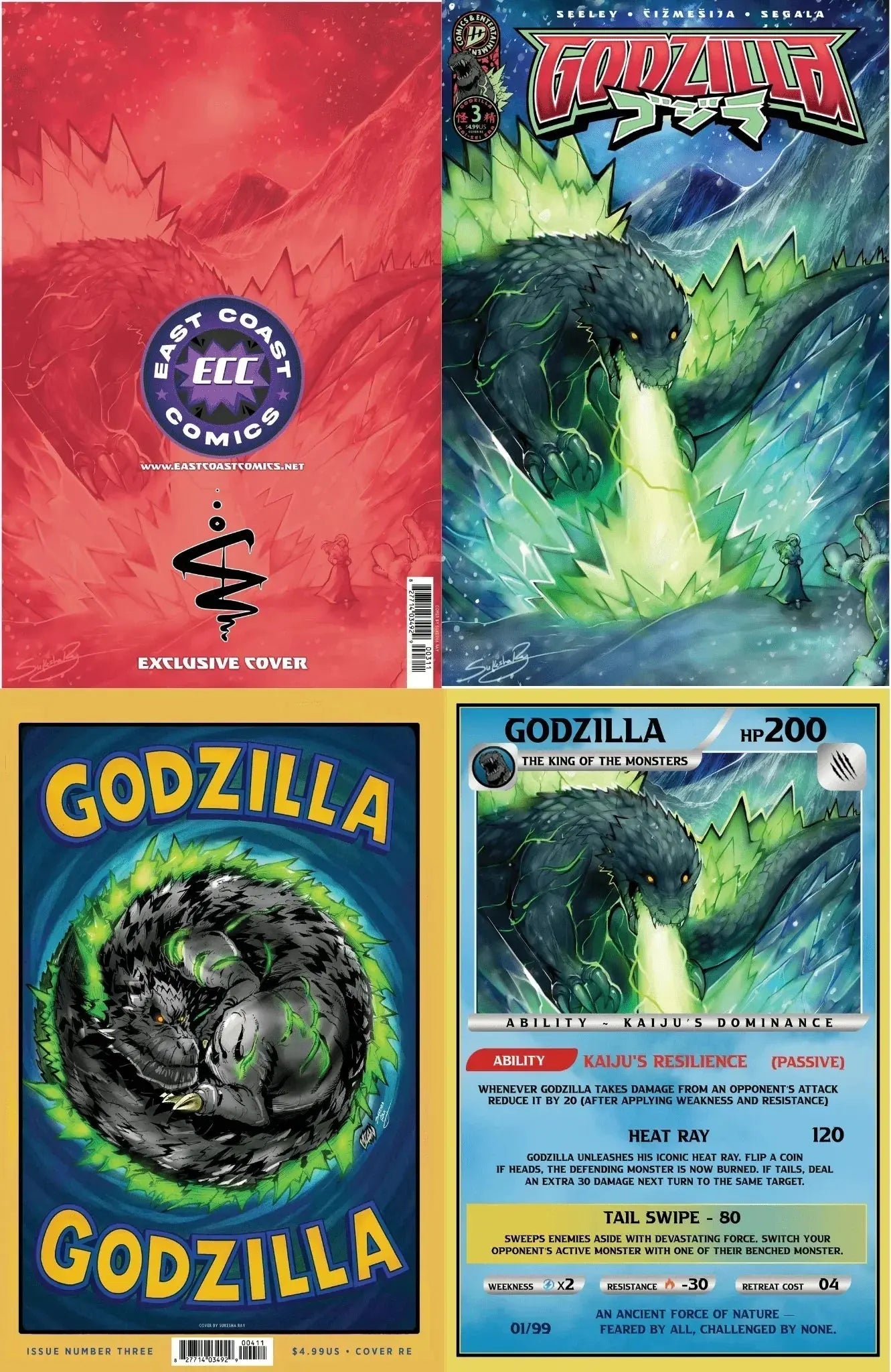 Godzilla [Kai-Sei Era] #3 - ECC Exclusive Sukesha Ray Playing Card Set (10/8/25)