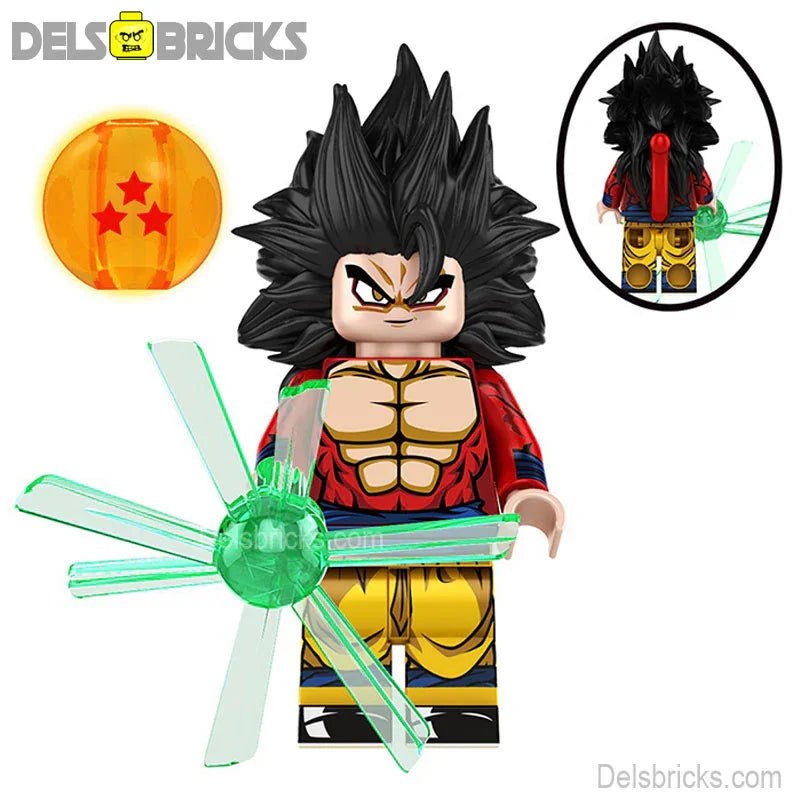 Goku 4 Dragon Ball Z Super Lego Minifigures Custom Anime Toys G-8