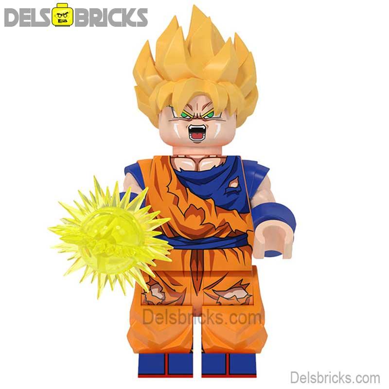 Goku Dragon Ball Z Super Lego Minifigures Best Custom Anime Toys G-1