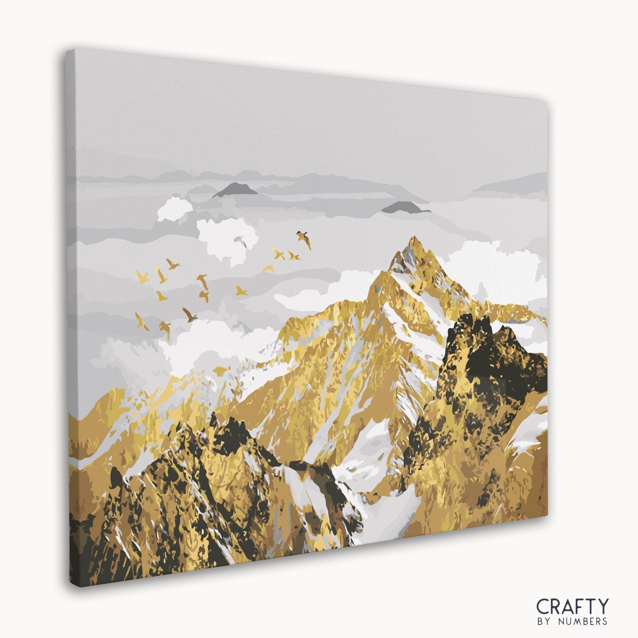 Golden Mountains Landscape
