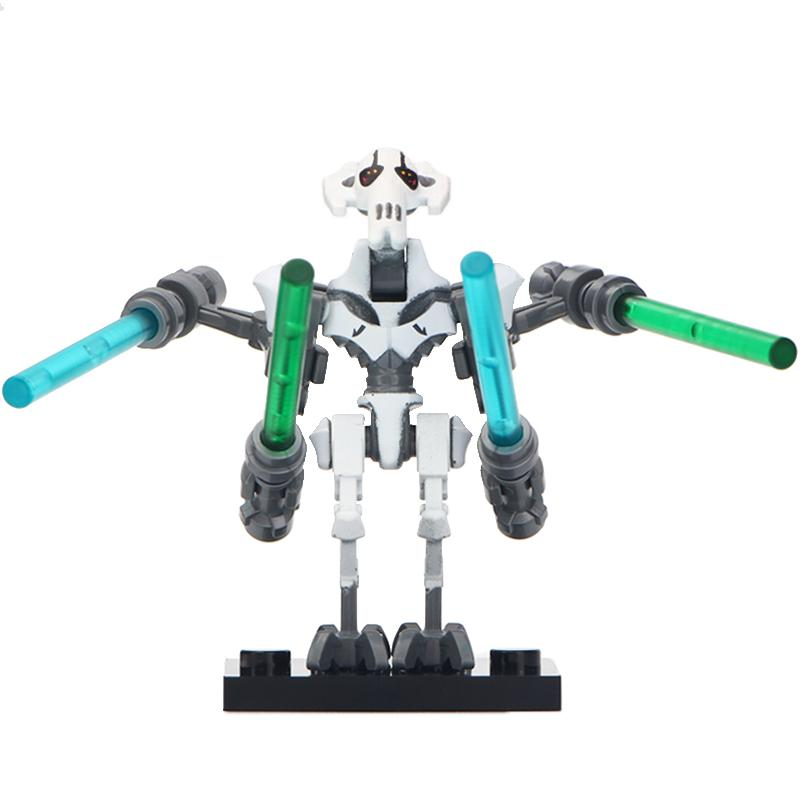 General Grievous (Gray) Lego Star wars Minifigures custom Toys