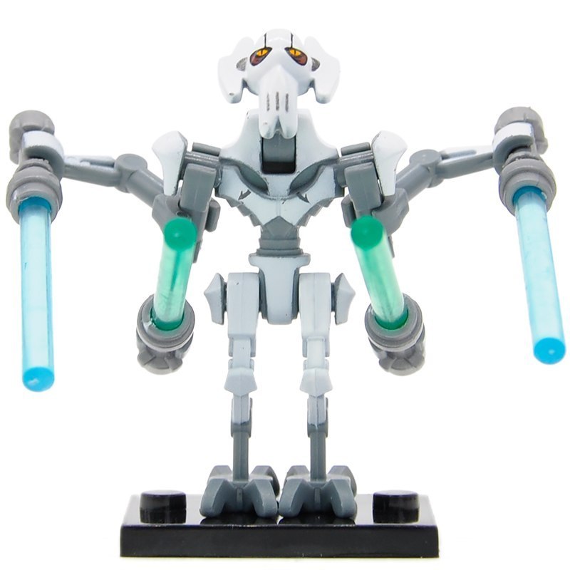 General Grievous (Gray) Lego Star wars Minifigures custom Toys