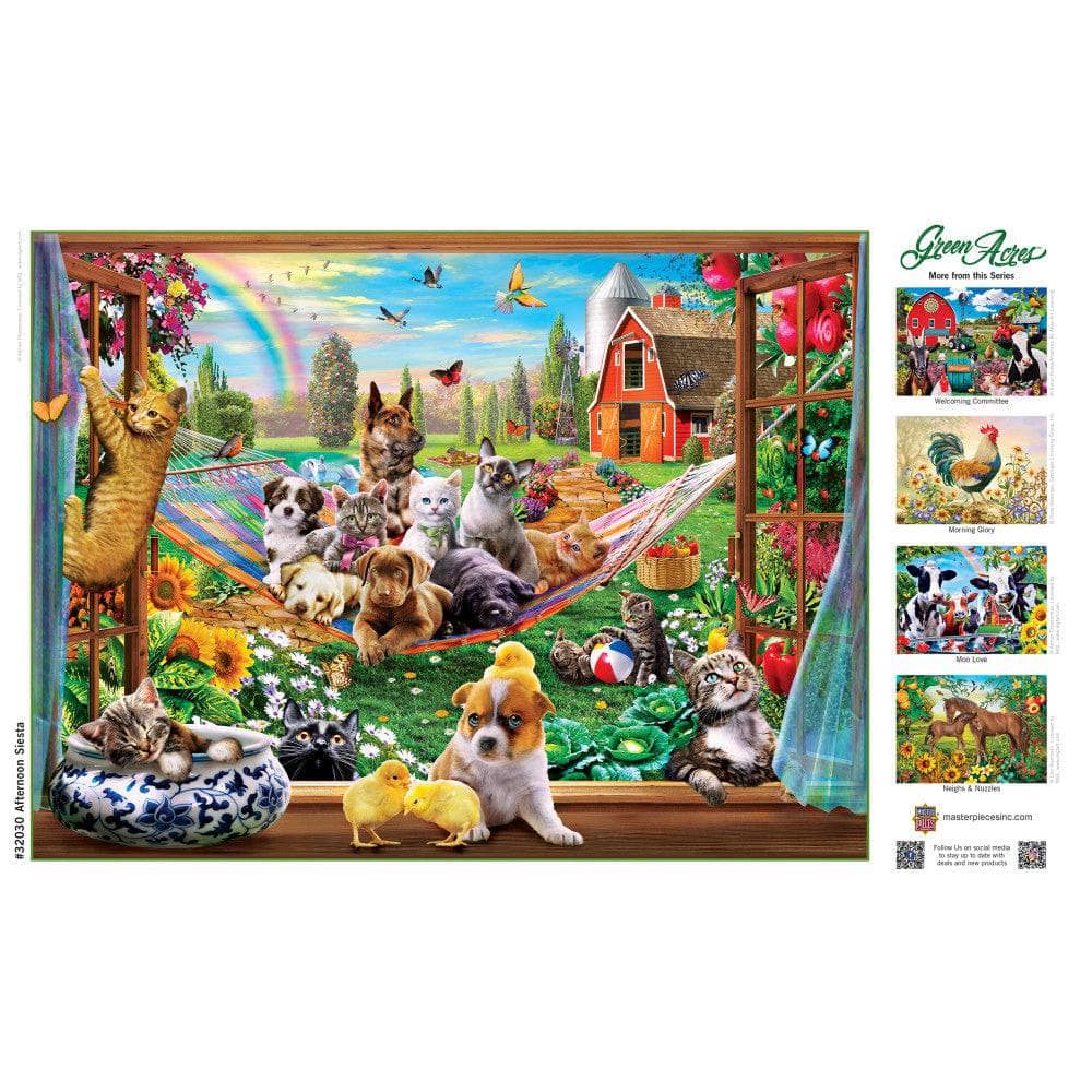 Green Acres - Afternoon Siesta 300 Piece EZ Grip Jigsaw Puzzle