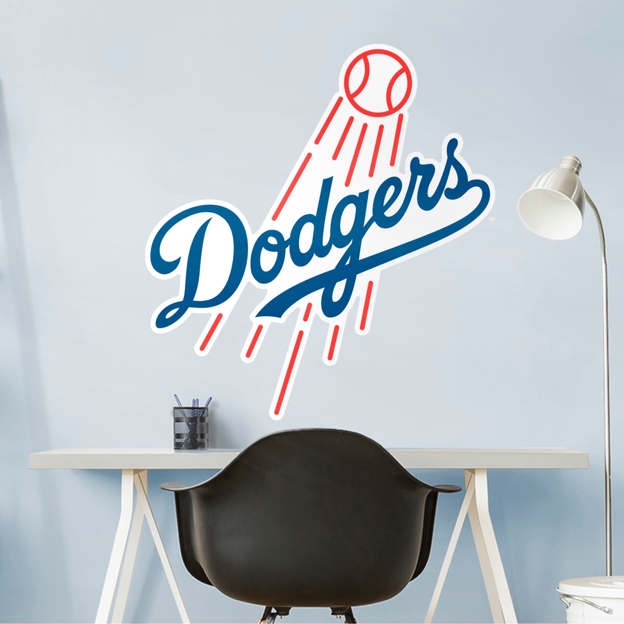 Los Angeles Dodgers - RealBig Logo Collection - Official MLB - Reusable Vinyl Wall Decals