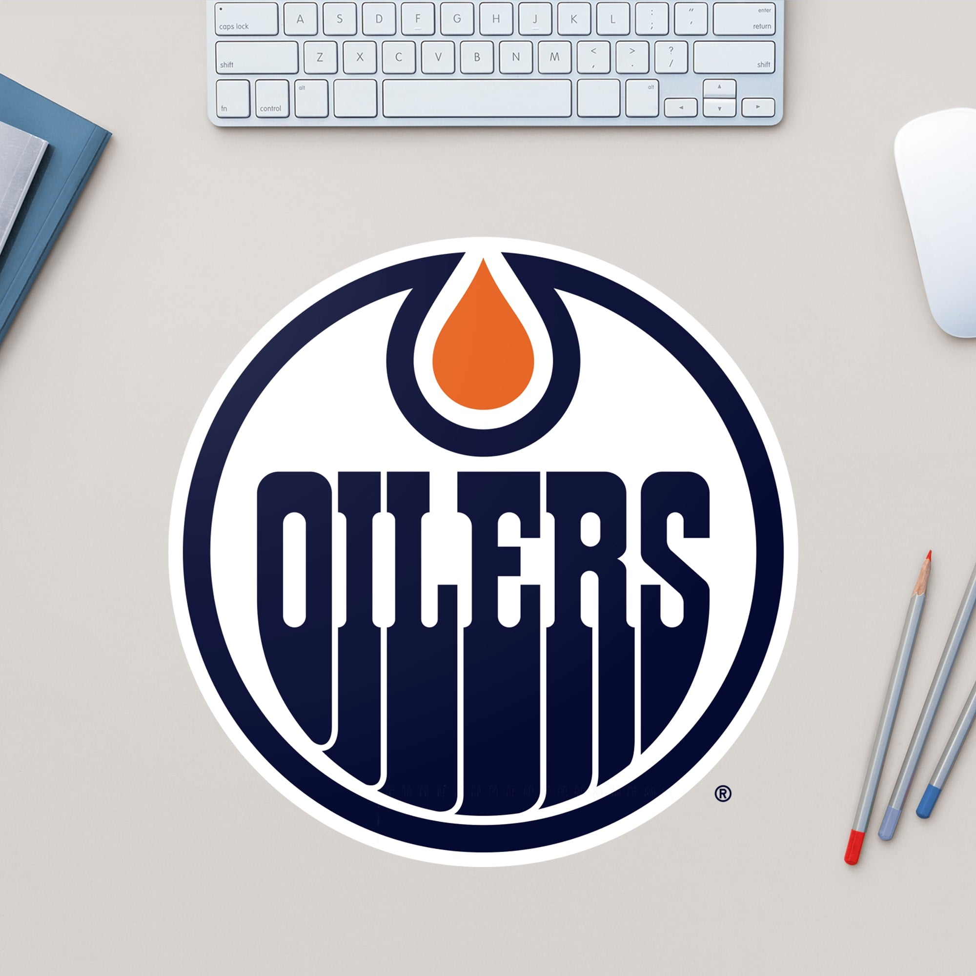 Edmonton Oilers - RealBig Logo Collection - Official NHL - Reusable Vinyl Wall Decals