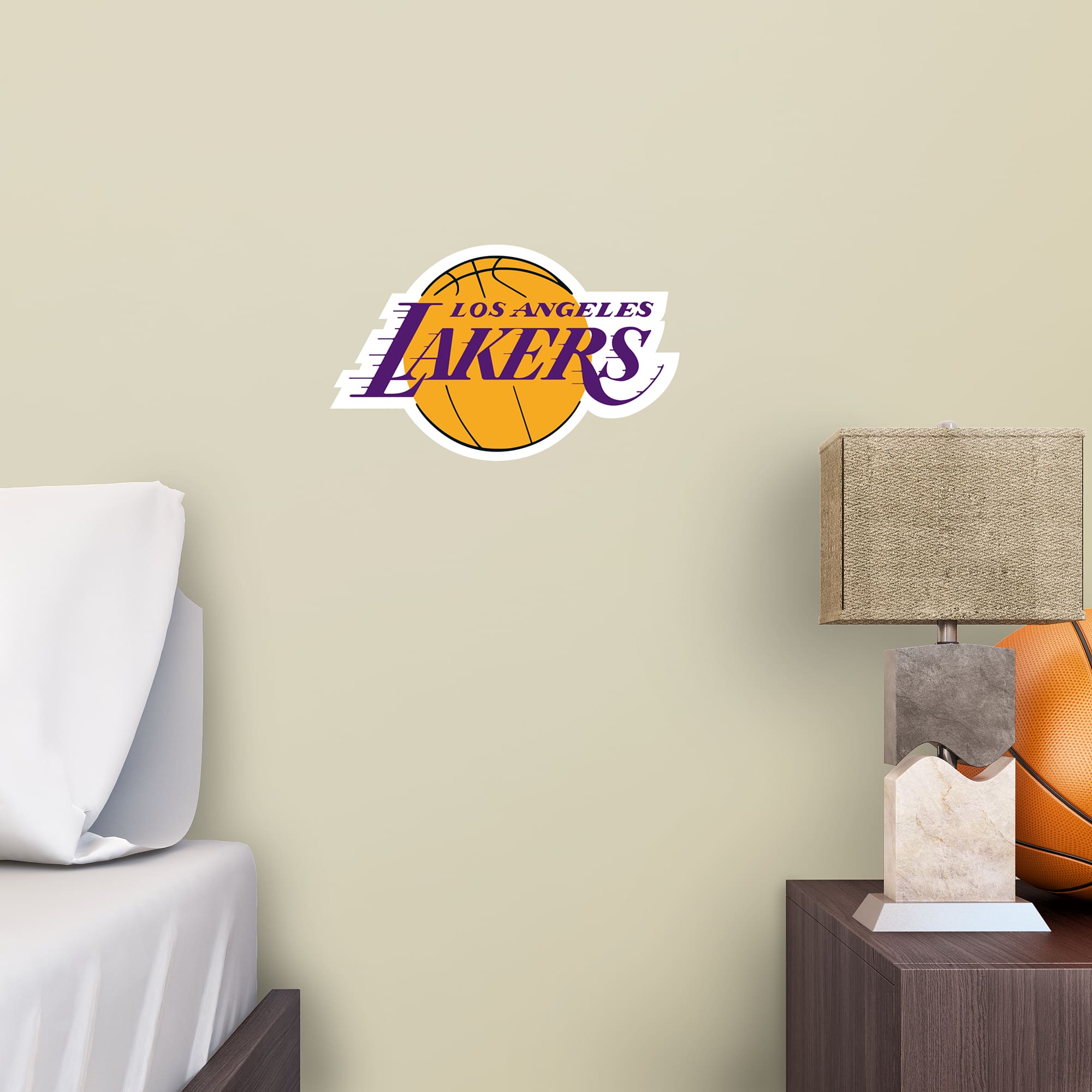 Los Angeles Lakers - RealBig Logo Collection - Official NBA - Reusable Vinyl Wall Decals