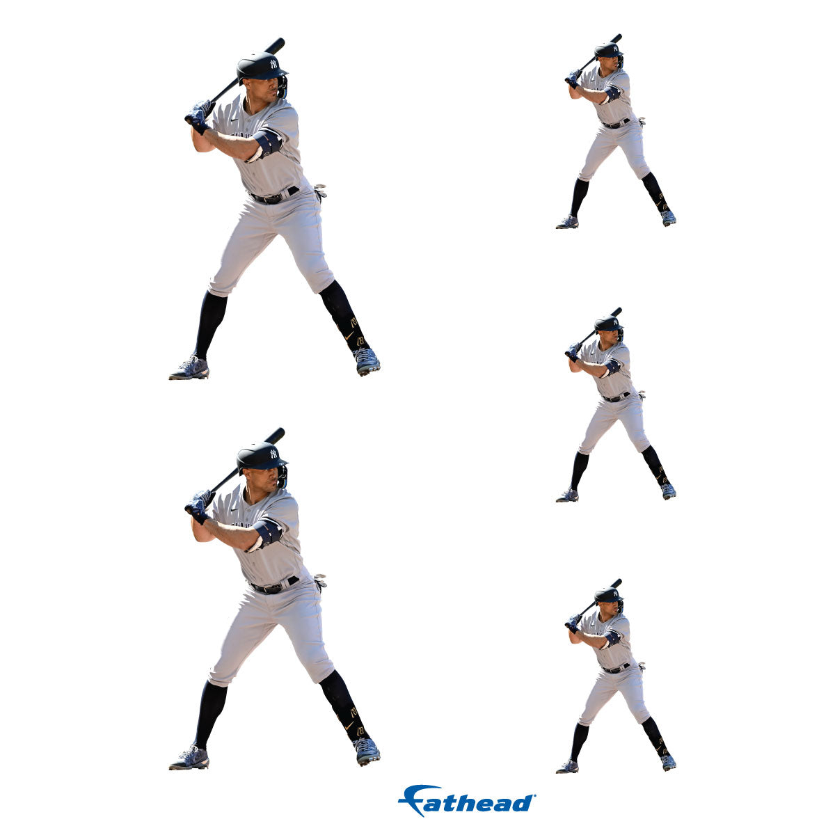Giancarlo Stanton - 5 Player Minis (Mixed Sizes) - Official MLB - New York Yankees - Reusable Vinyl Decals
