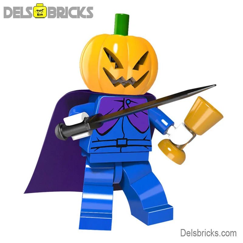 Halloween Headless Horseman Lego Minifigures Custom Toys