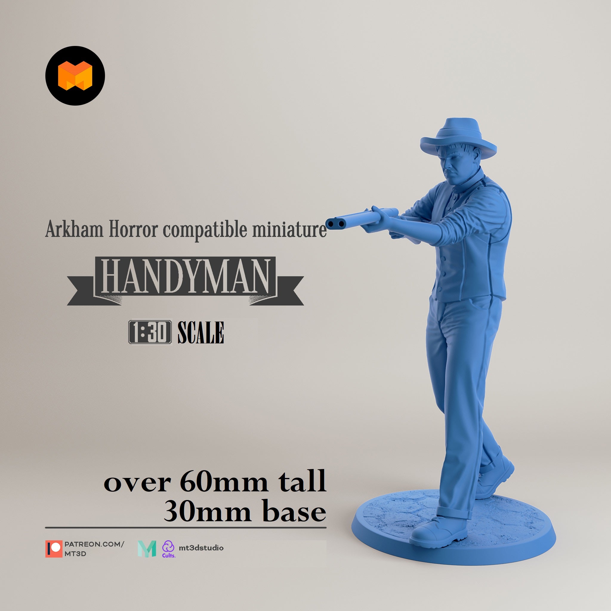 Arkham Compatible Investigator: The Handyman (Wilson Richards)