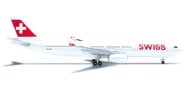 Herpa Wings HE523134-002 Swiss A330-300 1/500 Reg#Hb-Jhk