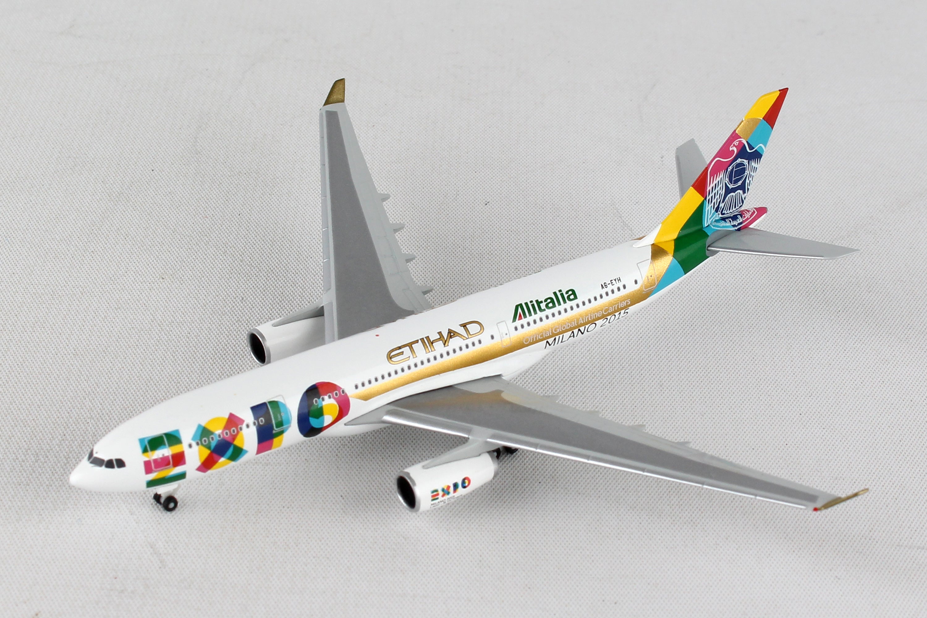Herpa Wings HE529501 Etihad A330-200 1/500 Expo Milano