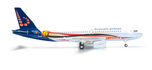 Herpa Wings HE556446 Brussels A320 1/200 Red Devils