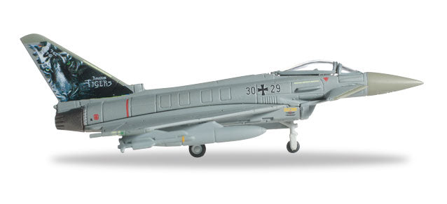 Herpa Wings HE556514 Luftwaffe Eurofighter Typhoon 1/200 Bavarian Tigers **