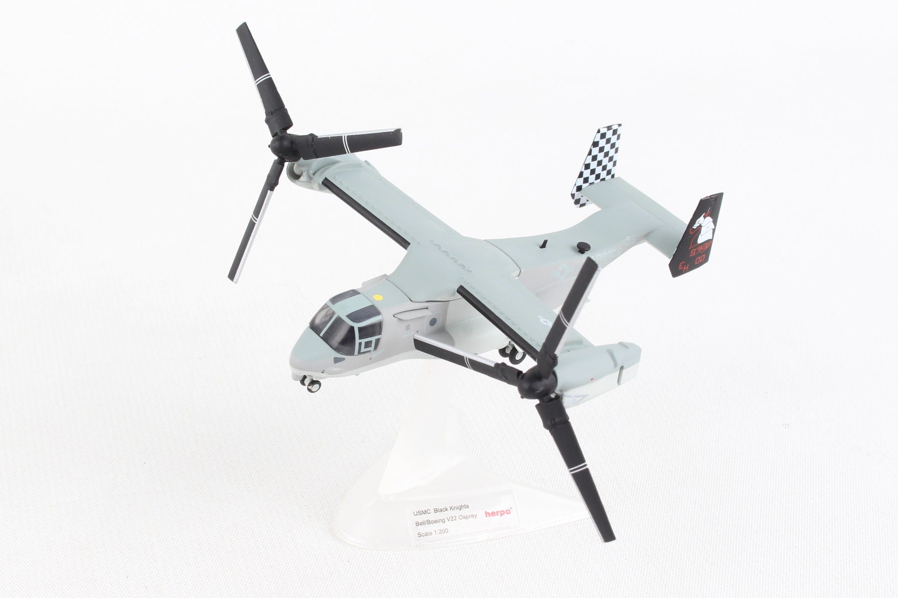 Herpa Wings HE557696 Usmc Mv-22 1/200 Vmm-264 Black Knights