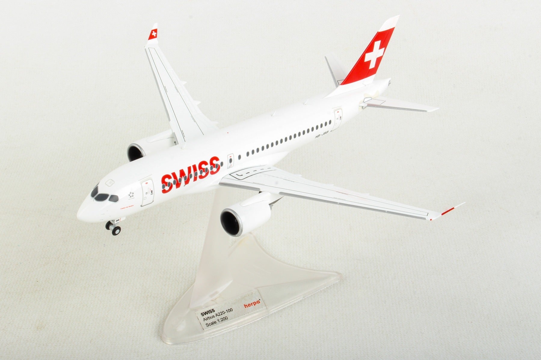 Herpa Wings HE558471-001 Swiss A220-100 1/200