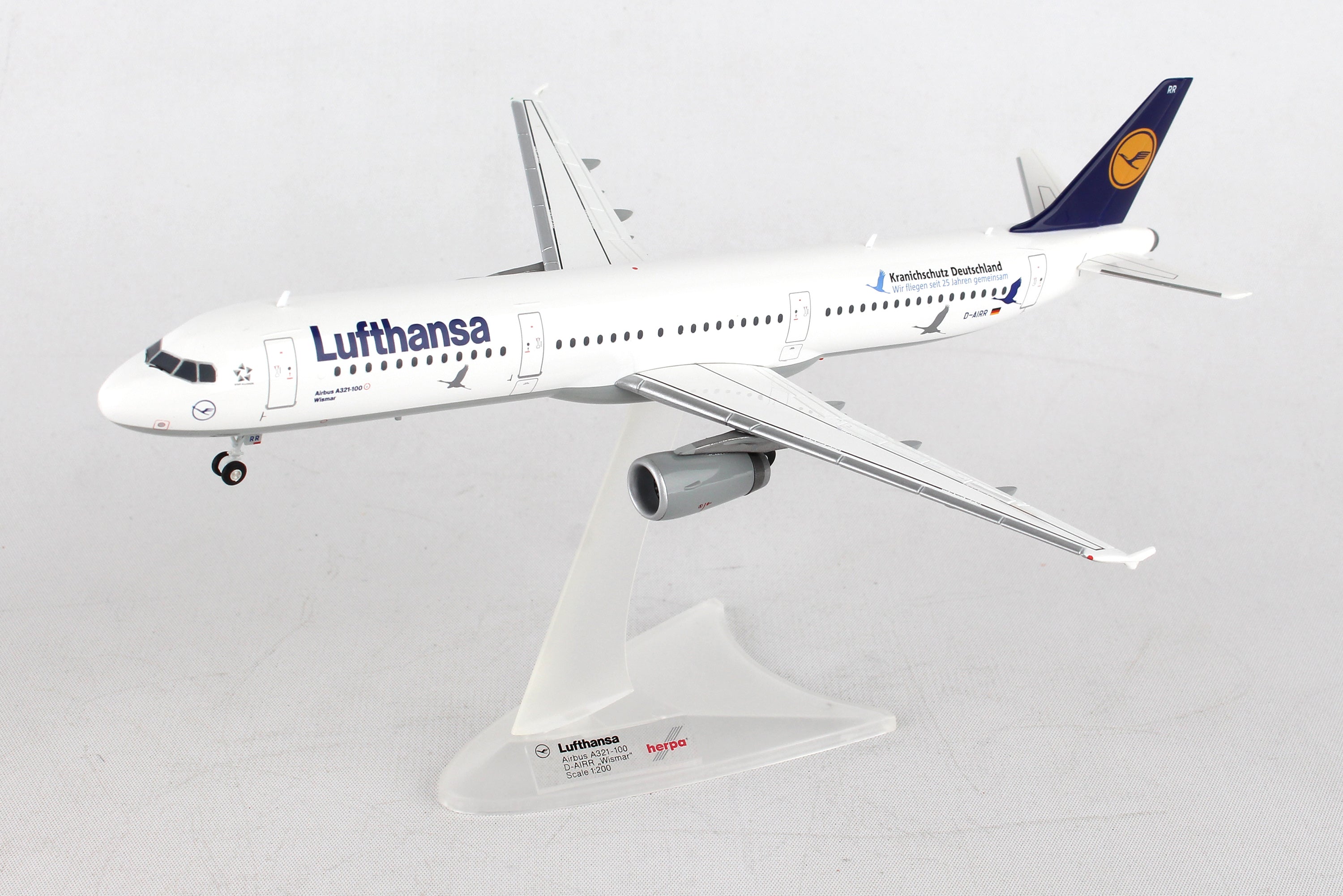 Herpa Wings HE558563 Lufthansa A321 1/200 25 Jahre Kranichschutz