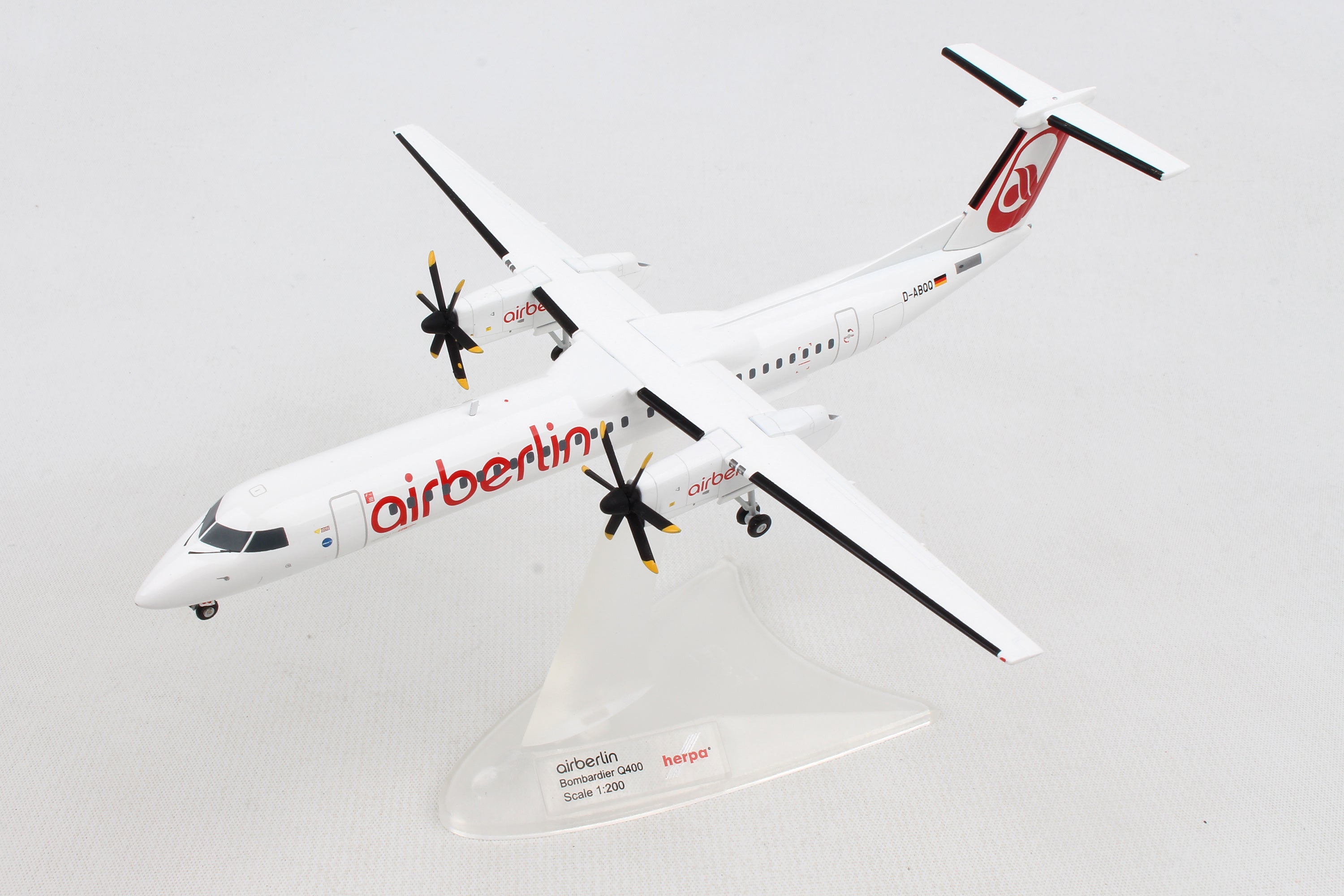Herpa Wings HE559355 Air Berlin Q400 1/200