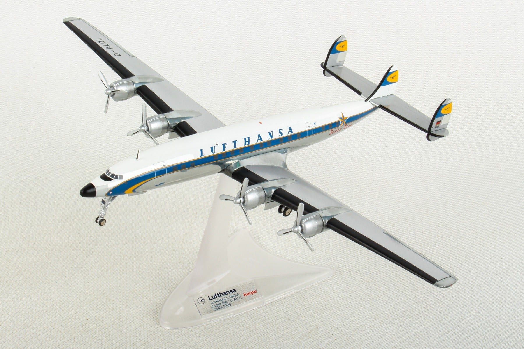 Herpa Wings HE559805 Lufthansa L1649A 1/200