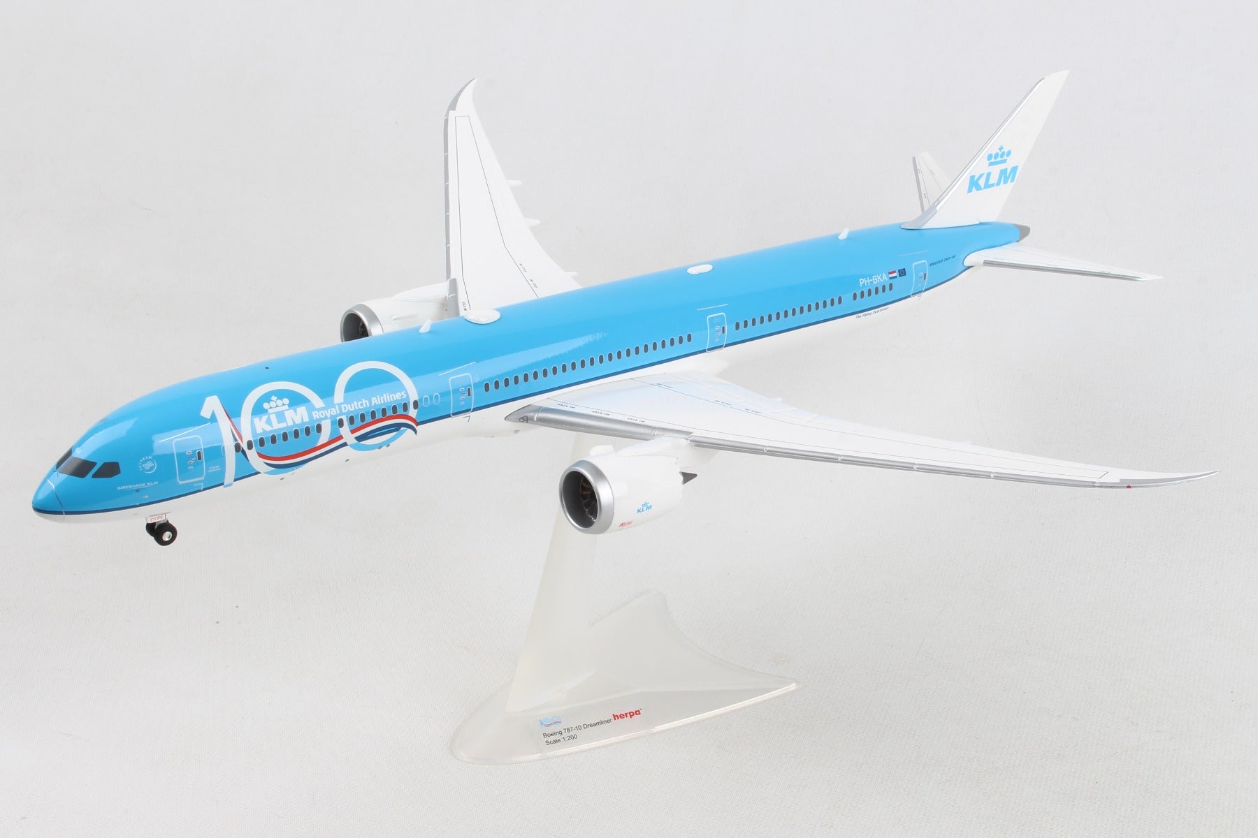 Herpa Wings HE570589 Klm 787-10 1/200 Klm 100 Livery