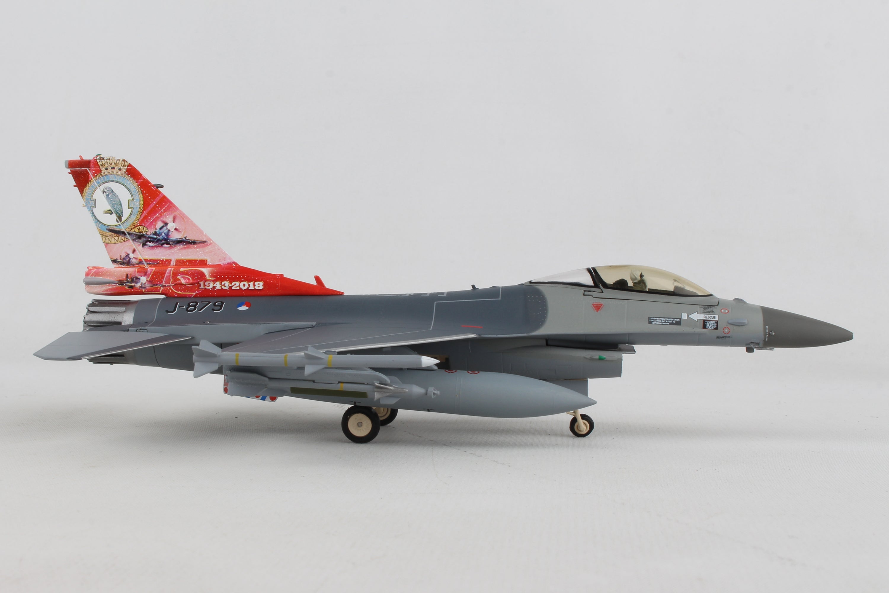 Herpa Wings HE580403 Royal Netherlands Af F-16A 1/200 322 Sqn 75Th