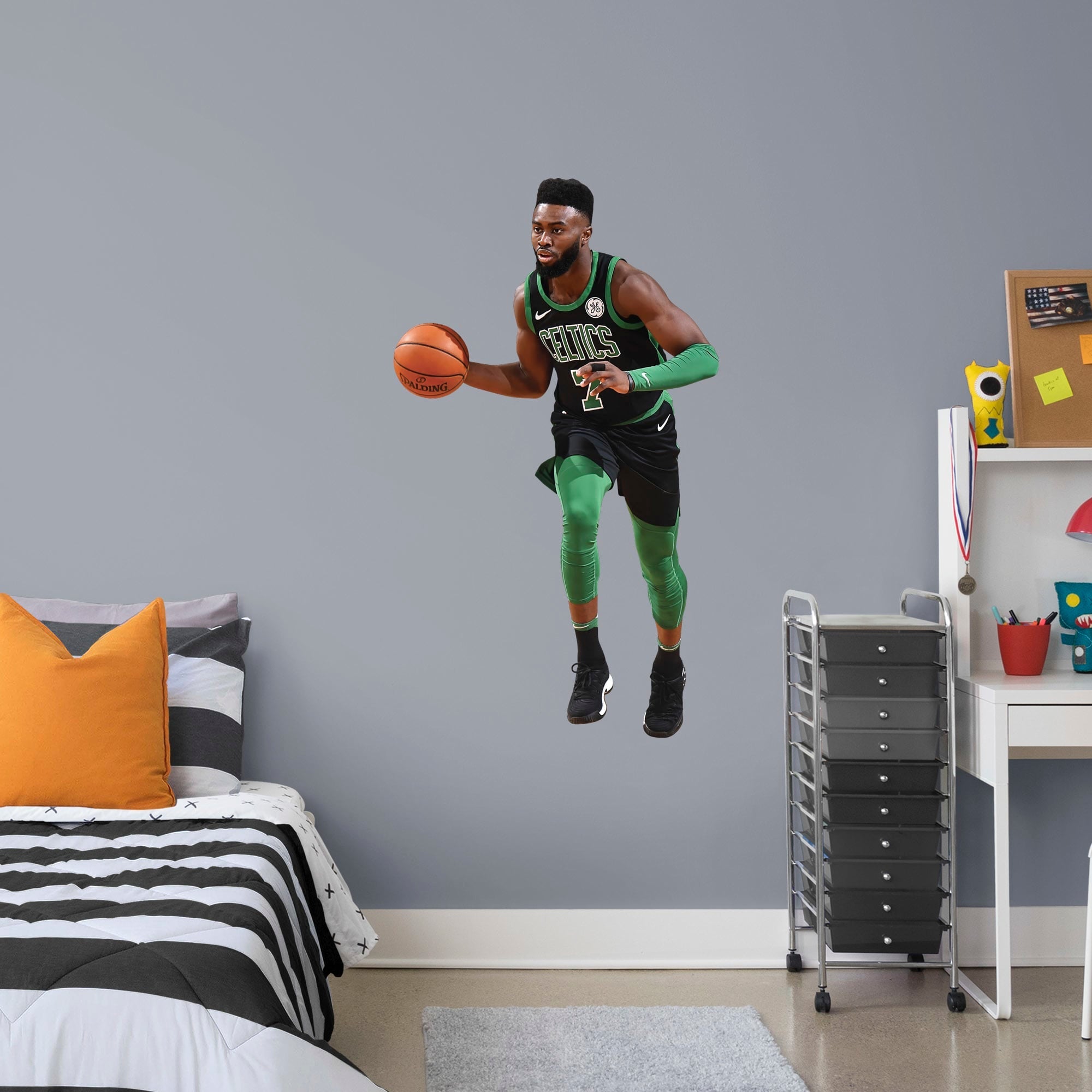 Jaylen Brown - RealBig Collection - Official NBA - Boston Celtics - Reusable Vinyl Wall Decals #1